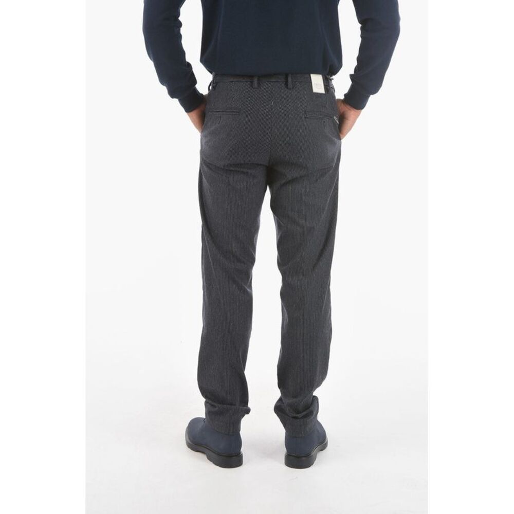 Pinstriped Trousers ROPPONGI2P.L. with Two Pleats - Picture 3 of 5